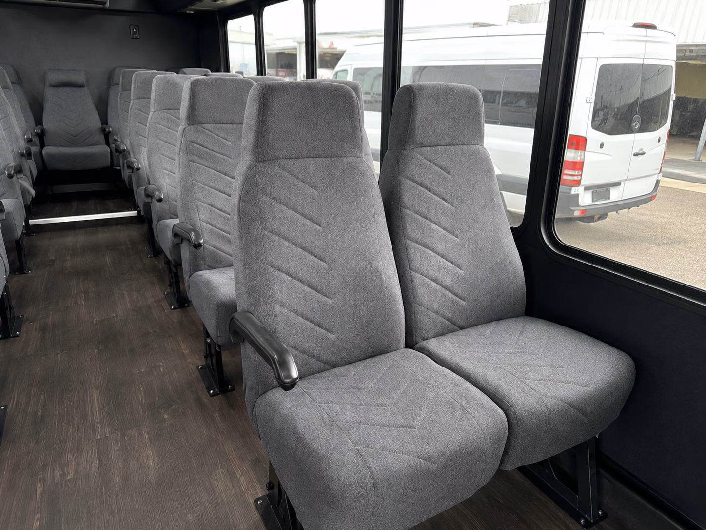rapid city 18 passenger minibus inside