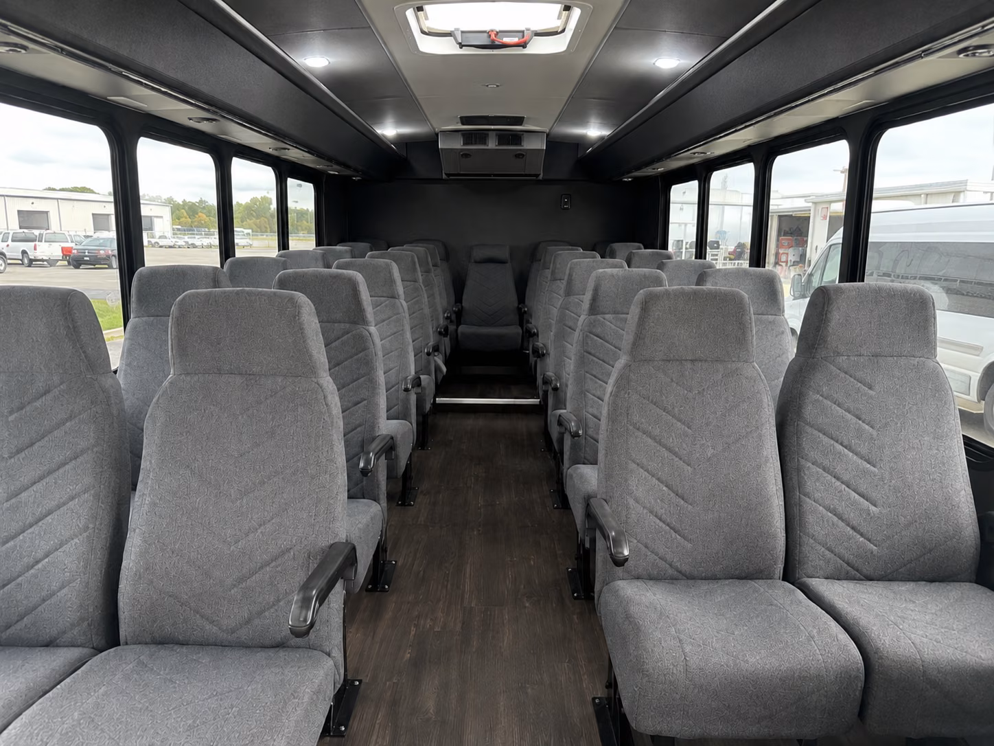 rapid city 18 passenger minibus interior