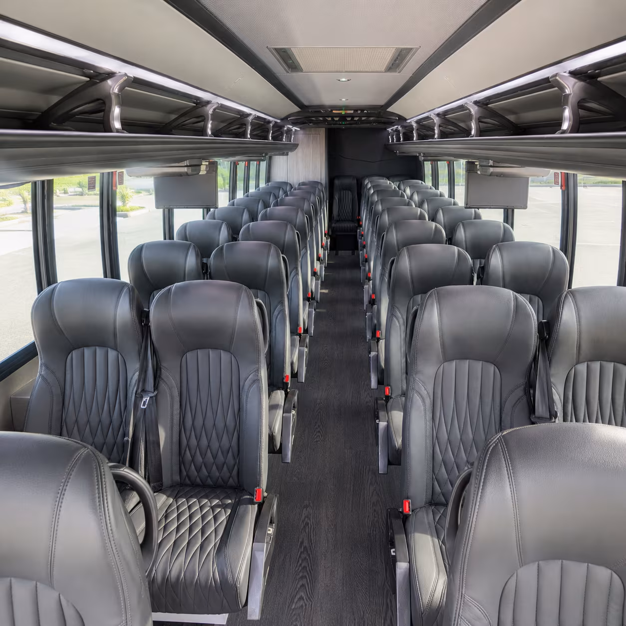 rapid city 28 passenger minibus interior
