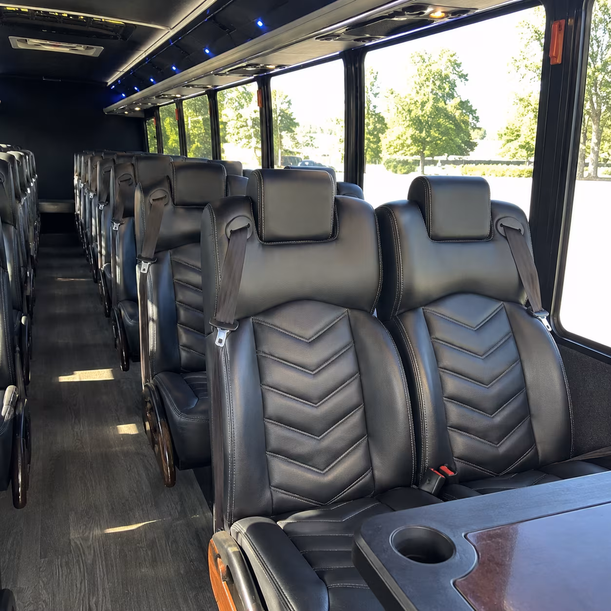 rapid city 30 passenger minibus inside