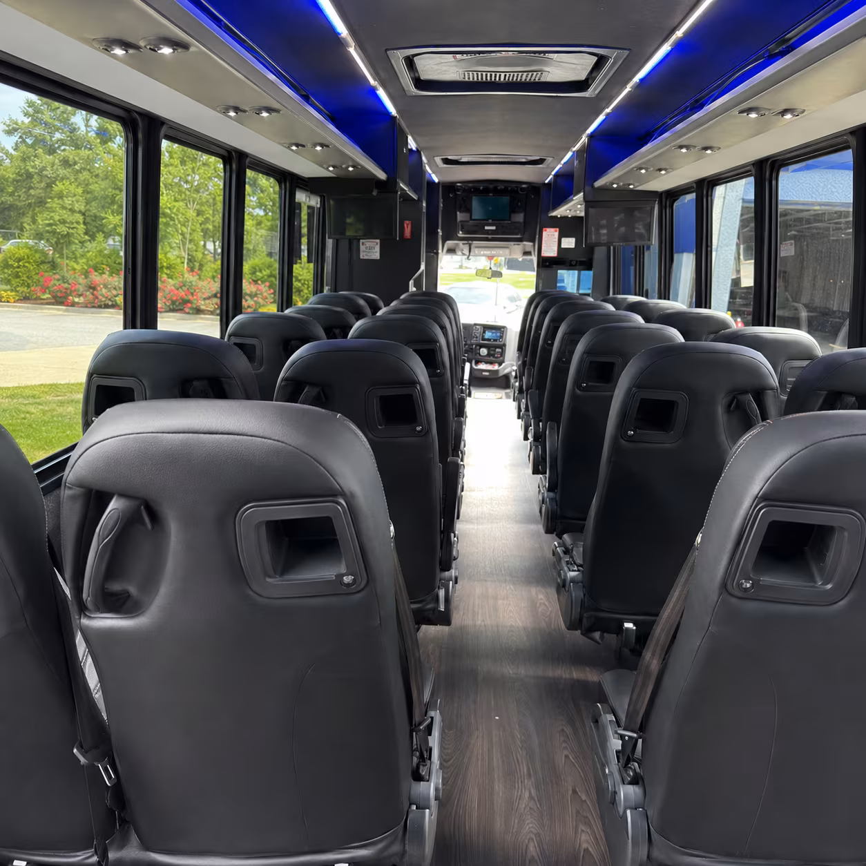 rapid city 30 passenger minibus interior