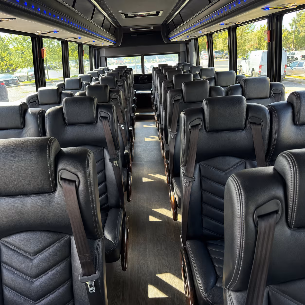 rapid city 35 passenger minibus interior