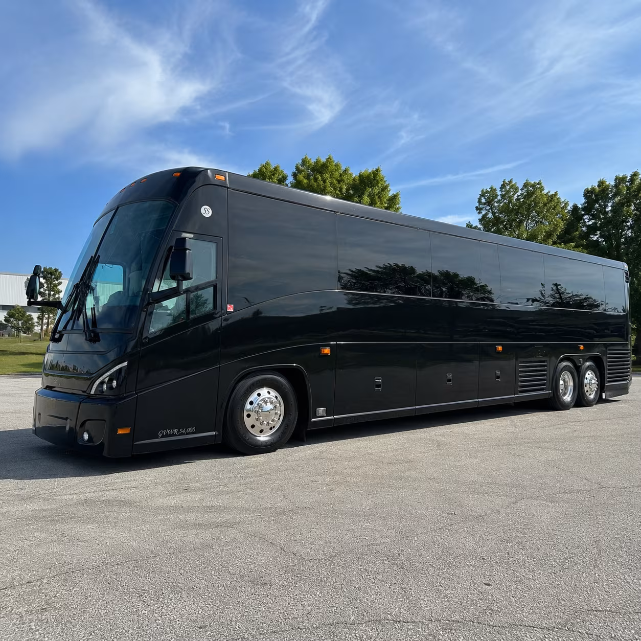 rapid city 47 passenger charter bus
