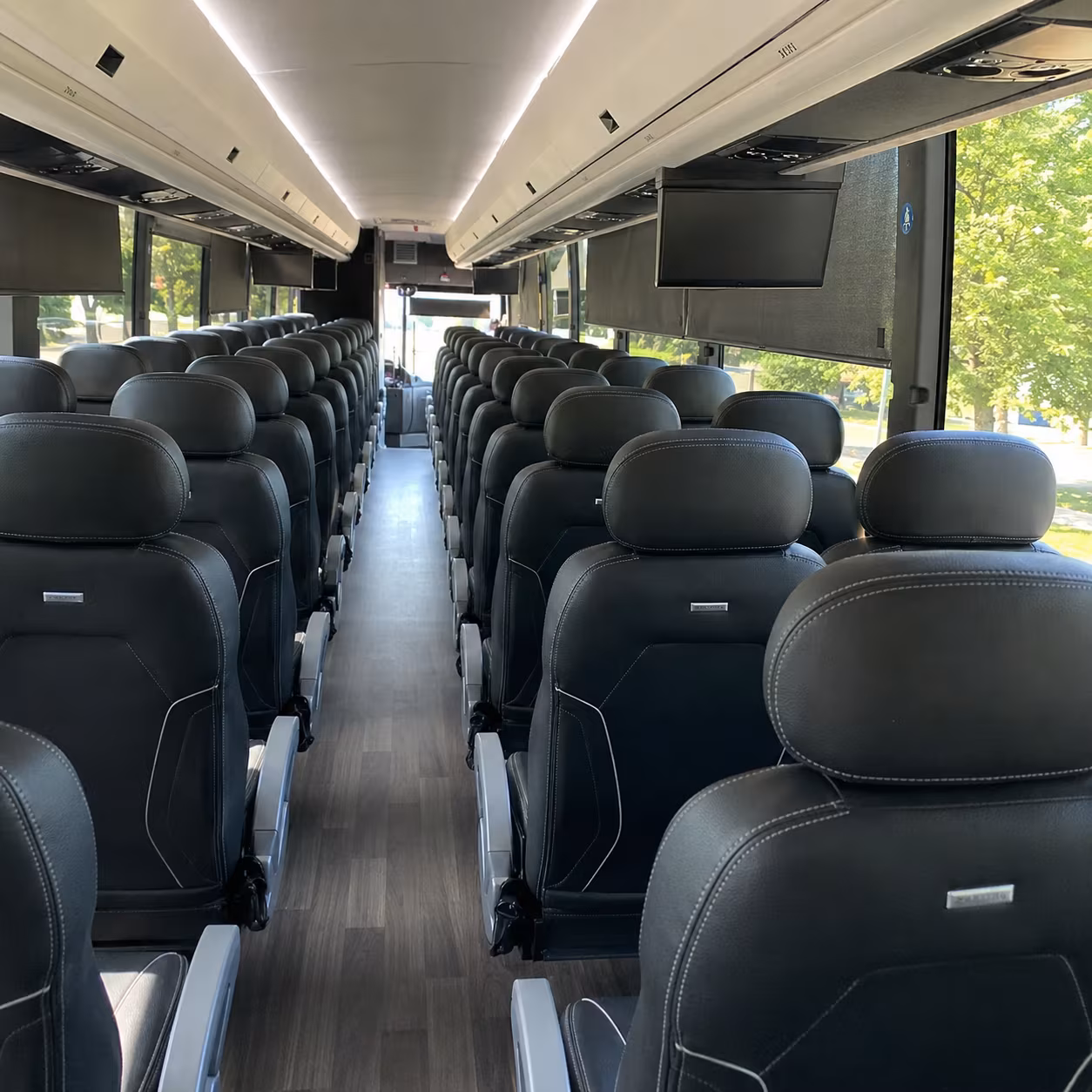 rapid city charter bus inside
