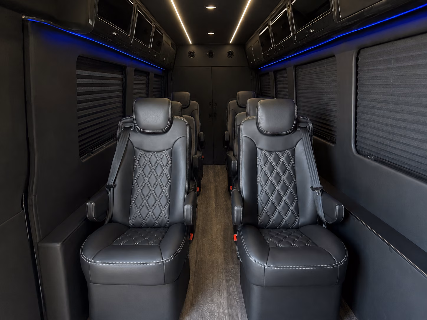 rapid city sprinter van with driver interior